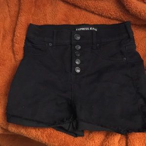 Express high waisted Jean Shorts